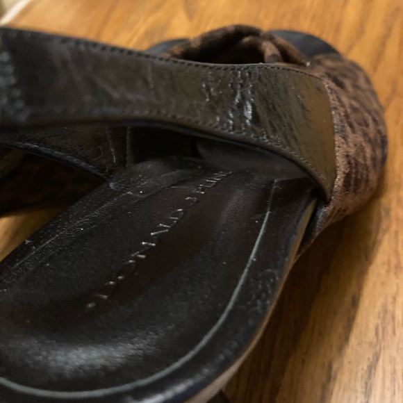 Donald J Pliner Avery S4 Leopard Print Sling Back Heels - Picture 11 of 14